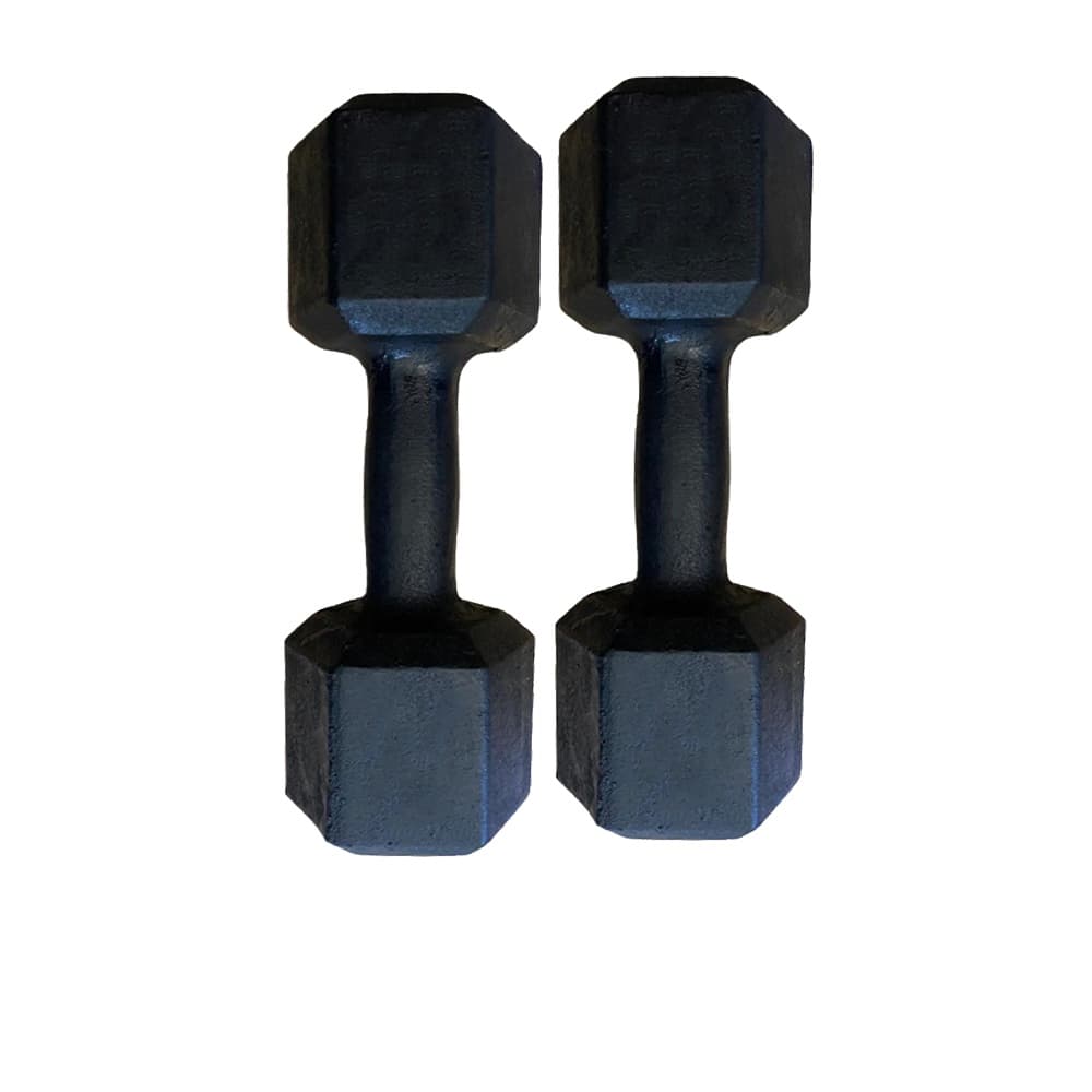 Par Halter Sextavado 8 Kg Pintado - 2 und totalizando 16 kg