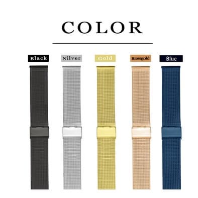 Pulseira Metal Milanese Fecho magnético 20mm