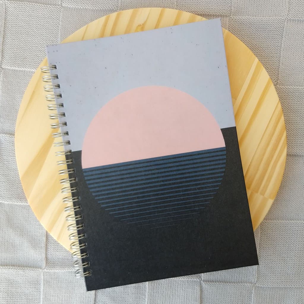 Caderno de Anotações Minimalista Sol A5