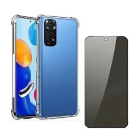 Kit Capa Capinha Redmi Note 11 4G/11s Tela 6.43 + Pelicula 3D Privacidade  SPY
