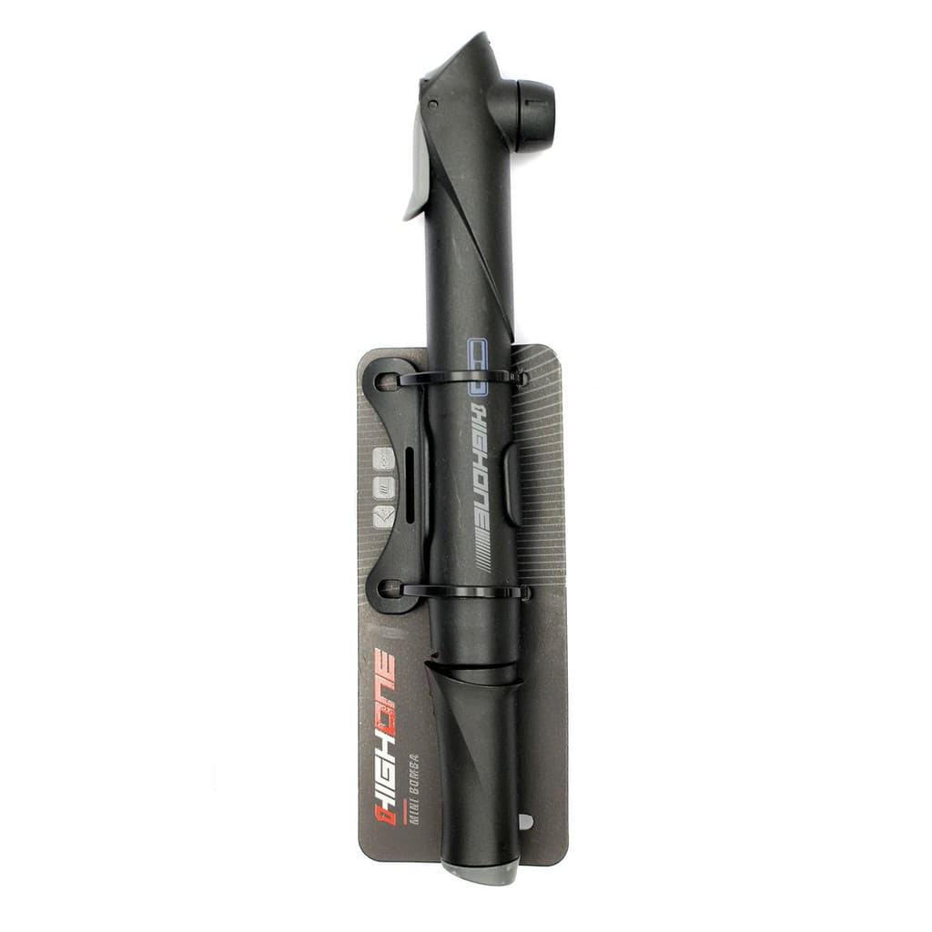 Mini Bomba De Ar High One Reversível E Telescopia Para Bicicleta Bico Fino E Grosso