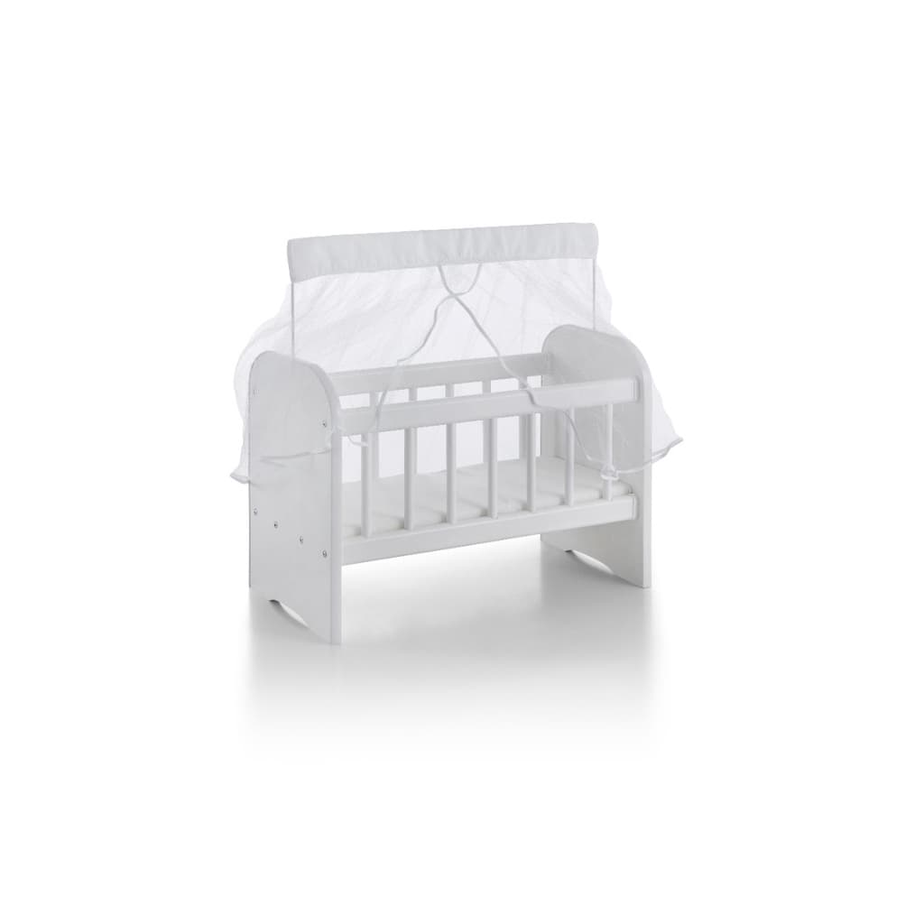 Berço de Boneca Ninar Branco - Compmovel