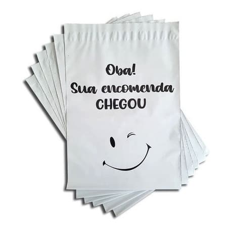 100 Sacos Para  Correios Sedex  Inviolável 19x25 Obacheguei PERSONALIZADO ENVELOPERAPIDO