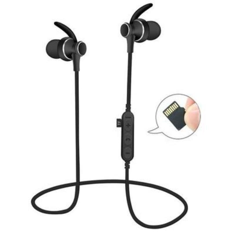 Fone de ouvido intra-auricular sem fio Bluetooth com entrada de cartão de memória Original