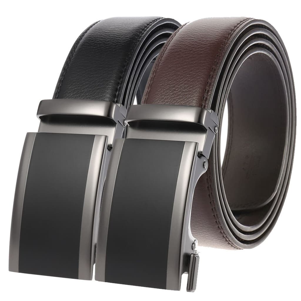 Cinto Masculino Cintos De Couro Genuíno Fivela Automática Moda Superior Qualidade Clássica Mais Grande Tamanho Grande LONG 140 150 160 Cinto 170cm