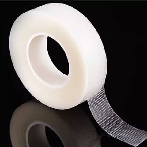 Fita Micropore Transpore Transparente Antialérgica Para Extensão Alongamento De Cílios Fio A Fio
