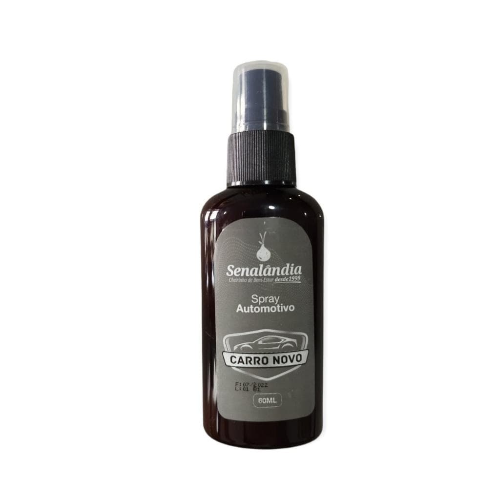 1 Cheirinho de Carro Novo Odorizador Aromatizador Spray 60ml Marca Senalândia - Envio Já