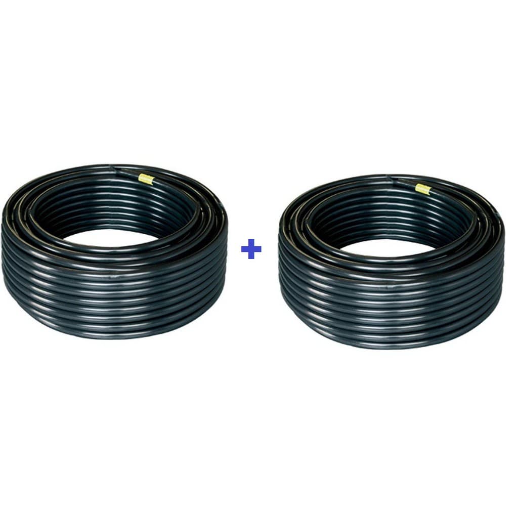 Mangueira Irrigação Tubo Preta Plástica 3/4 200m Reforçada  Promoção
