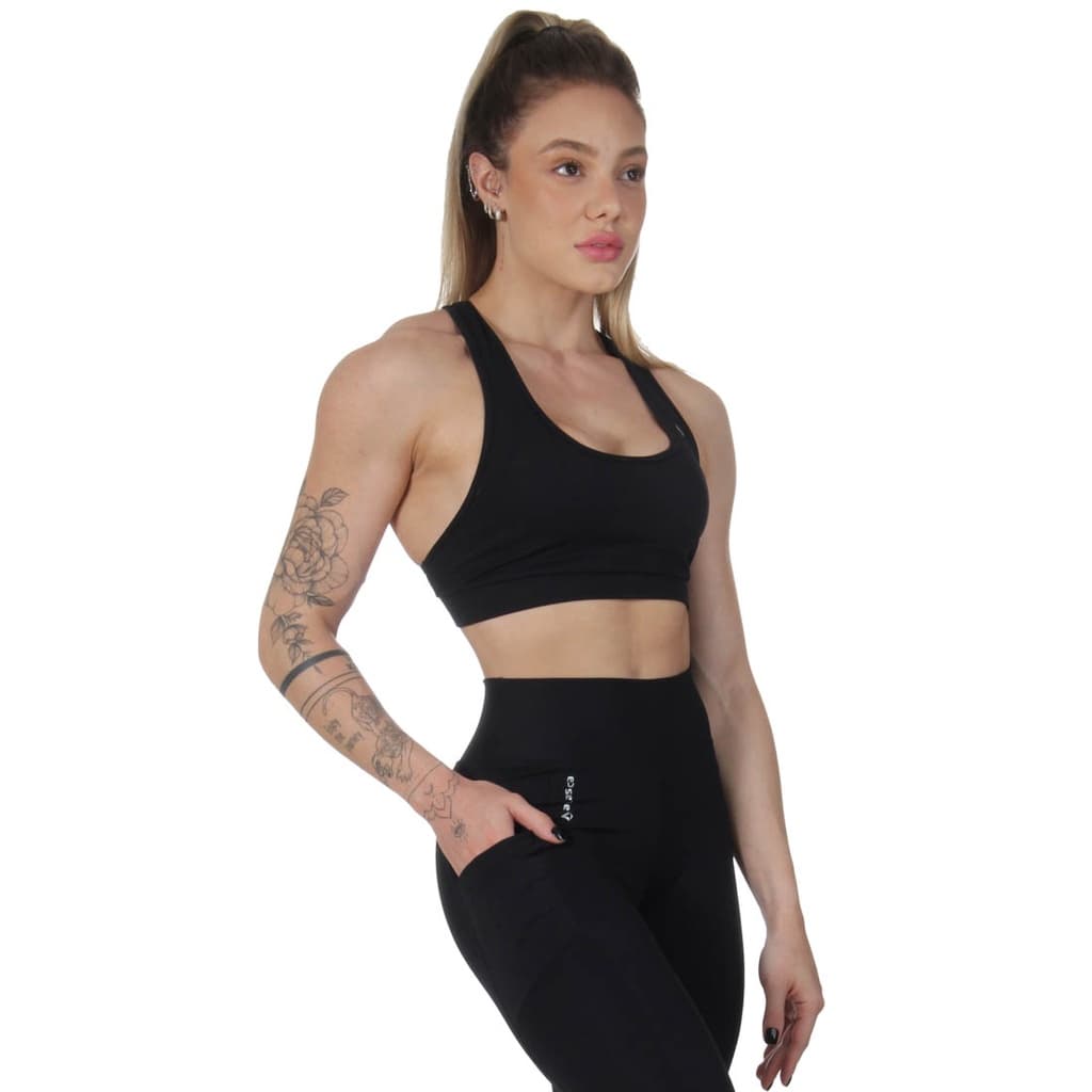 Top Basic Fitness Nadador Frente Dupla - Musculação E Esportes
