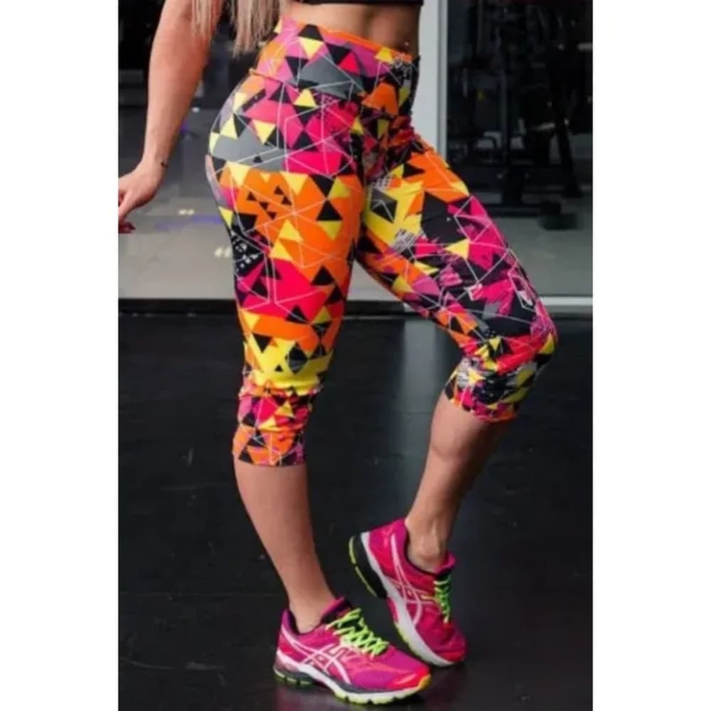 Calca Capri Corsario Leg Academia Estampados + Brinde