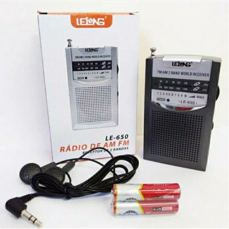 Mini Rádio Portátil Analógico Lelong Le-650/651