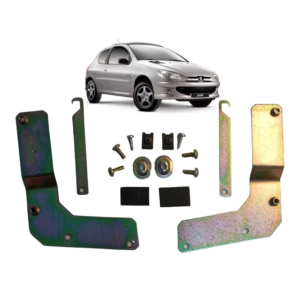 Kit Suporte De Trava Elétrica Pegeout 206 2p 1999 Até 2010