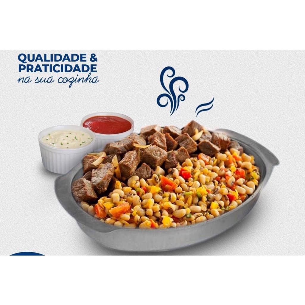ASSADEIRA OVAL DO FORNO PARA MESA REFORÇADA EM ALUMINIO IF35 - 38CM