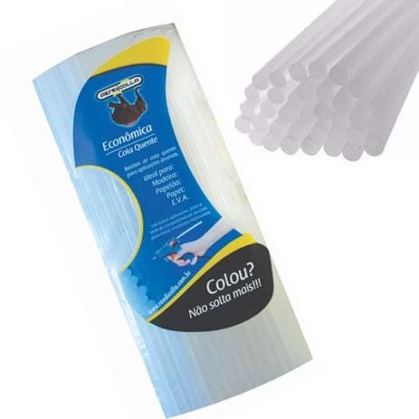 Bastão De Cola Quente Transp. 11,2mm Grosso 1 Kg Rendicolla.