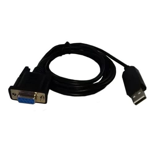 Cabo Adaptador Usb Serial Rs232 Conector Db9 Femea Recovery = USB SERIAL DB9 MACHO + EMENDA F/F