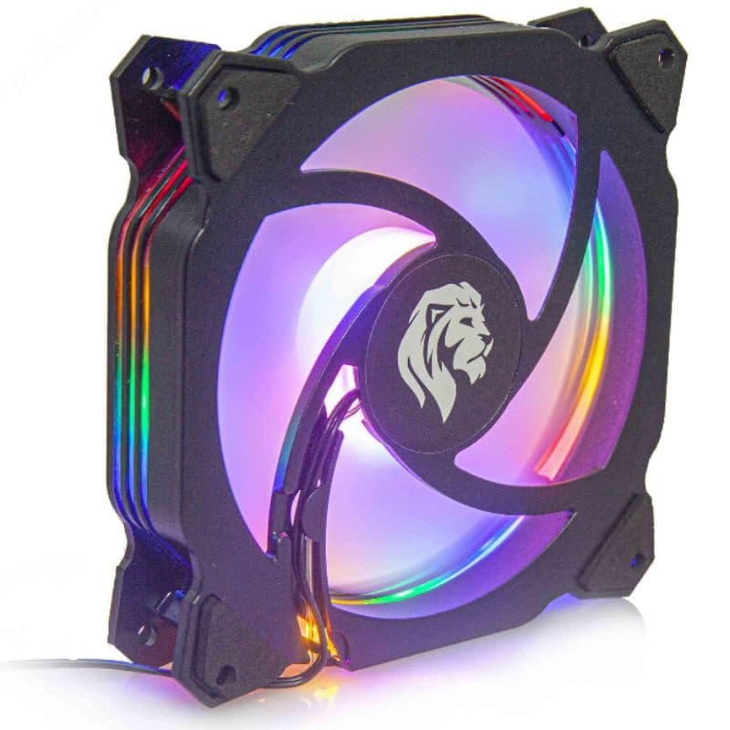 Cooler Fan Hayom - FC1301,120mm, Com Led Colorido