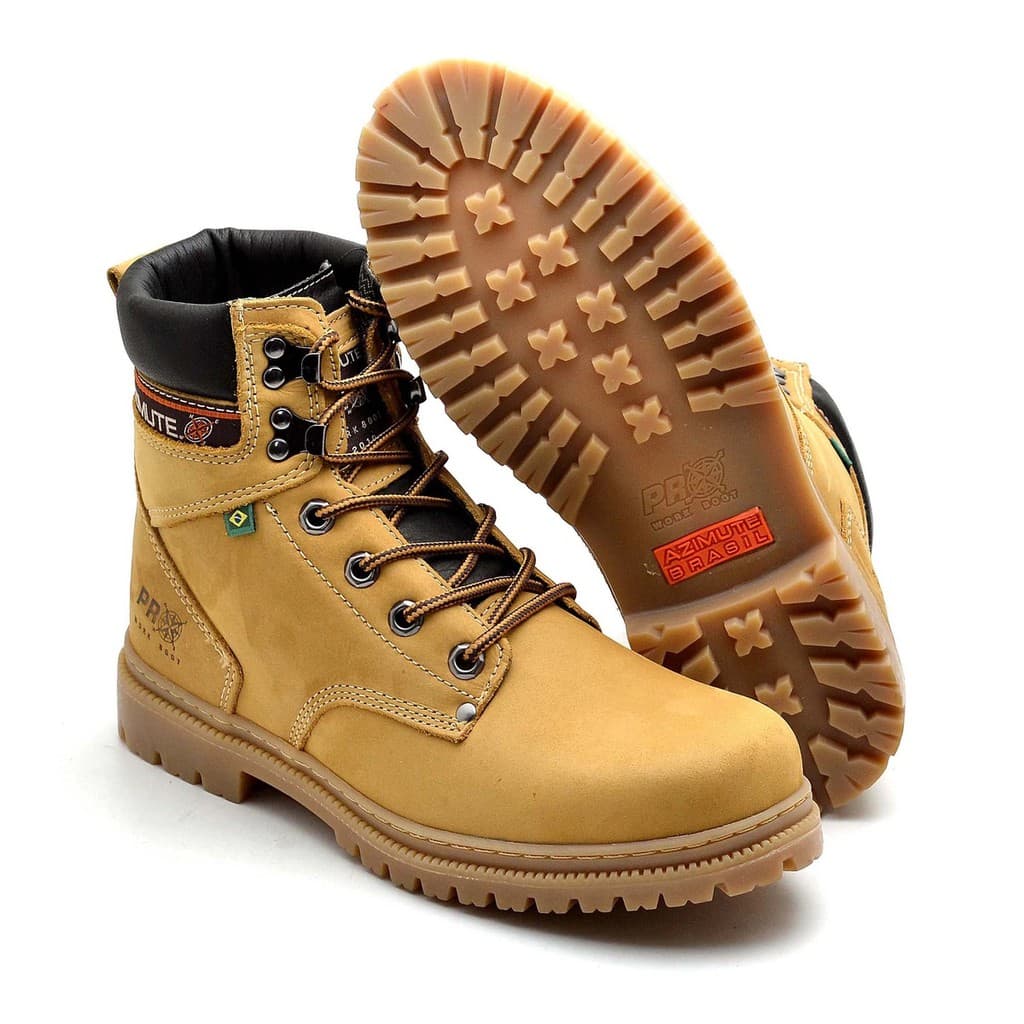 Bota Coturno ADV Pedra Azimute Couro Bovino e Palmilha Gel