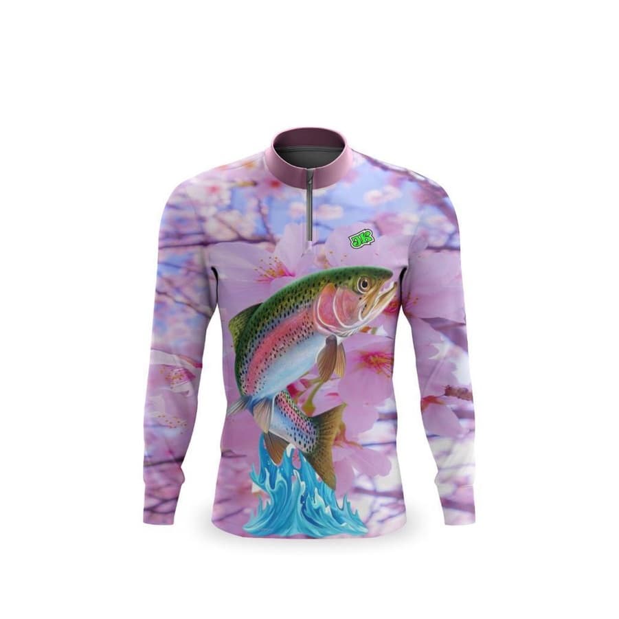 CAMISETA DE PESCA MANGA LONGA PREMIUM FEMININA PINK