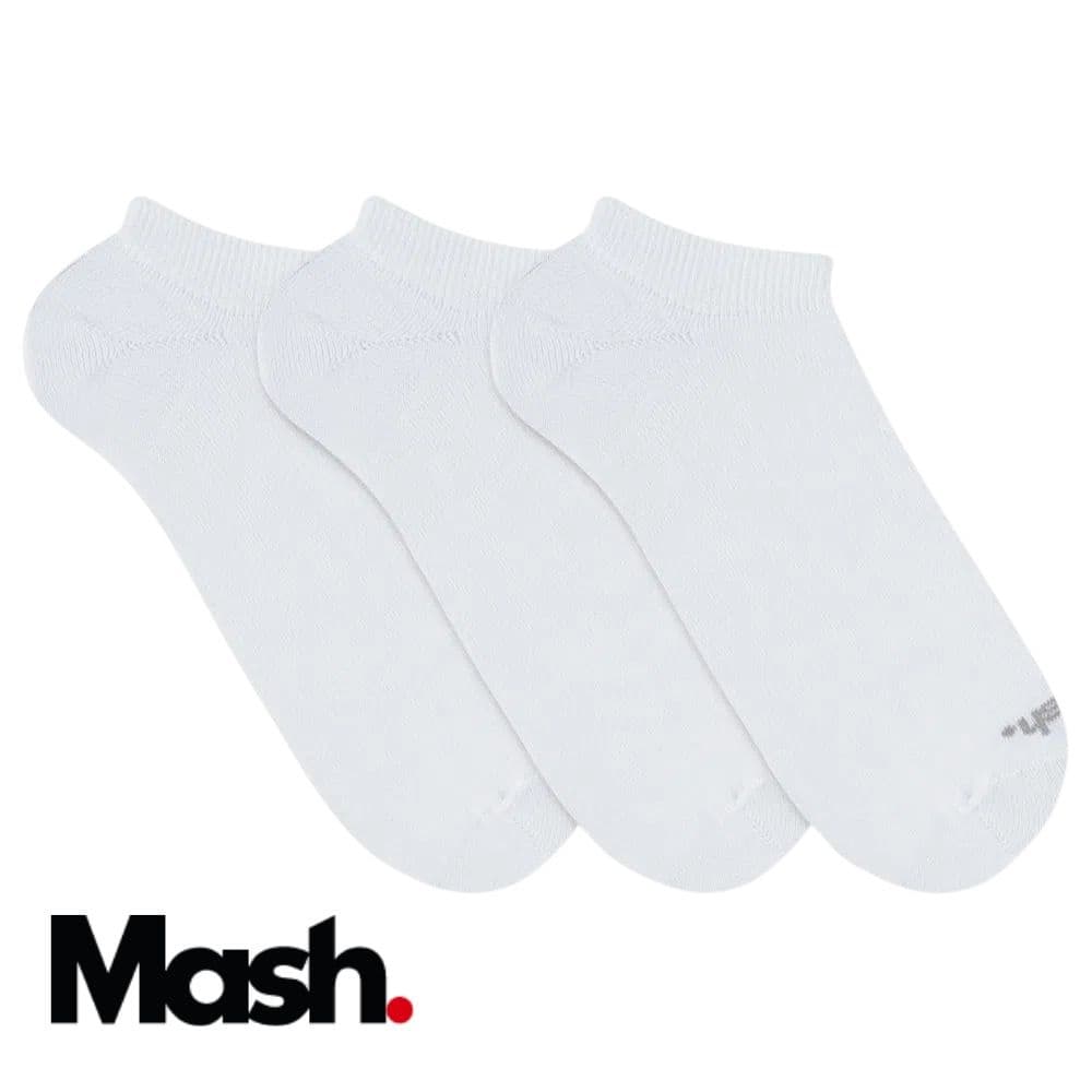 Kit 3 Pares Meias Mash Sapatilha Soquete Esportiva Algodao Com NF
