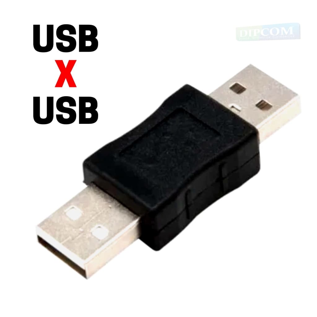 Emenda Adaptador USB x USB [Usb Macho x Usb Macho]