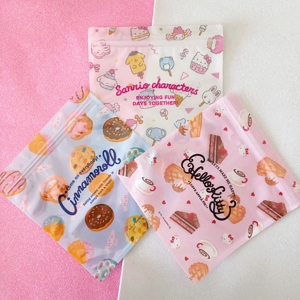 Saquinho Organizador Zip Lock Fofinho Personagens Sanrio