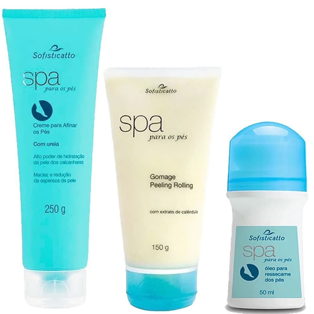 Kit Para Hidratar E Afinar Os Pés SPA  Cuidado E Hidratação Profunda Macio Reduz O Ressecamento