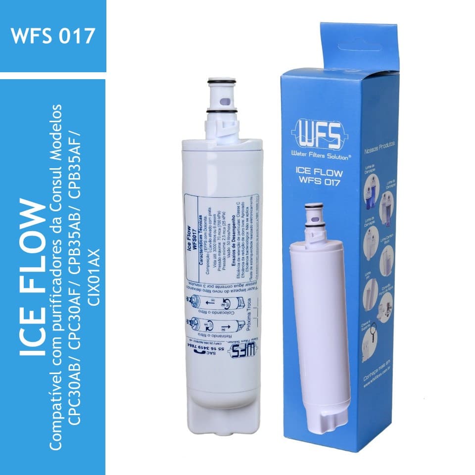 Filtro Vela Purificador Compatível com Consul (WFS 017 Ice Flow)