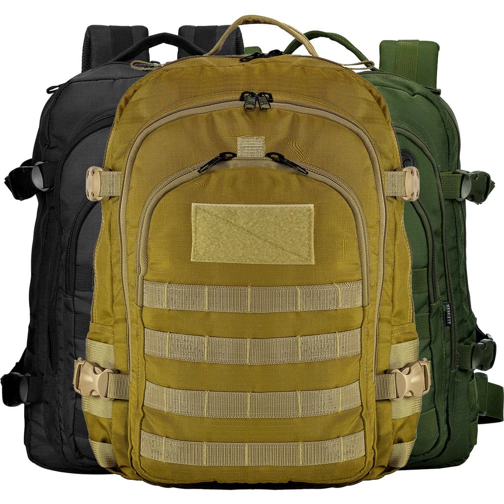 Mochila Titanium 35L Reforçada Resgate Modular Sistema Molle Ripstop Impermeável