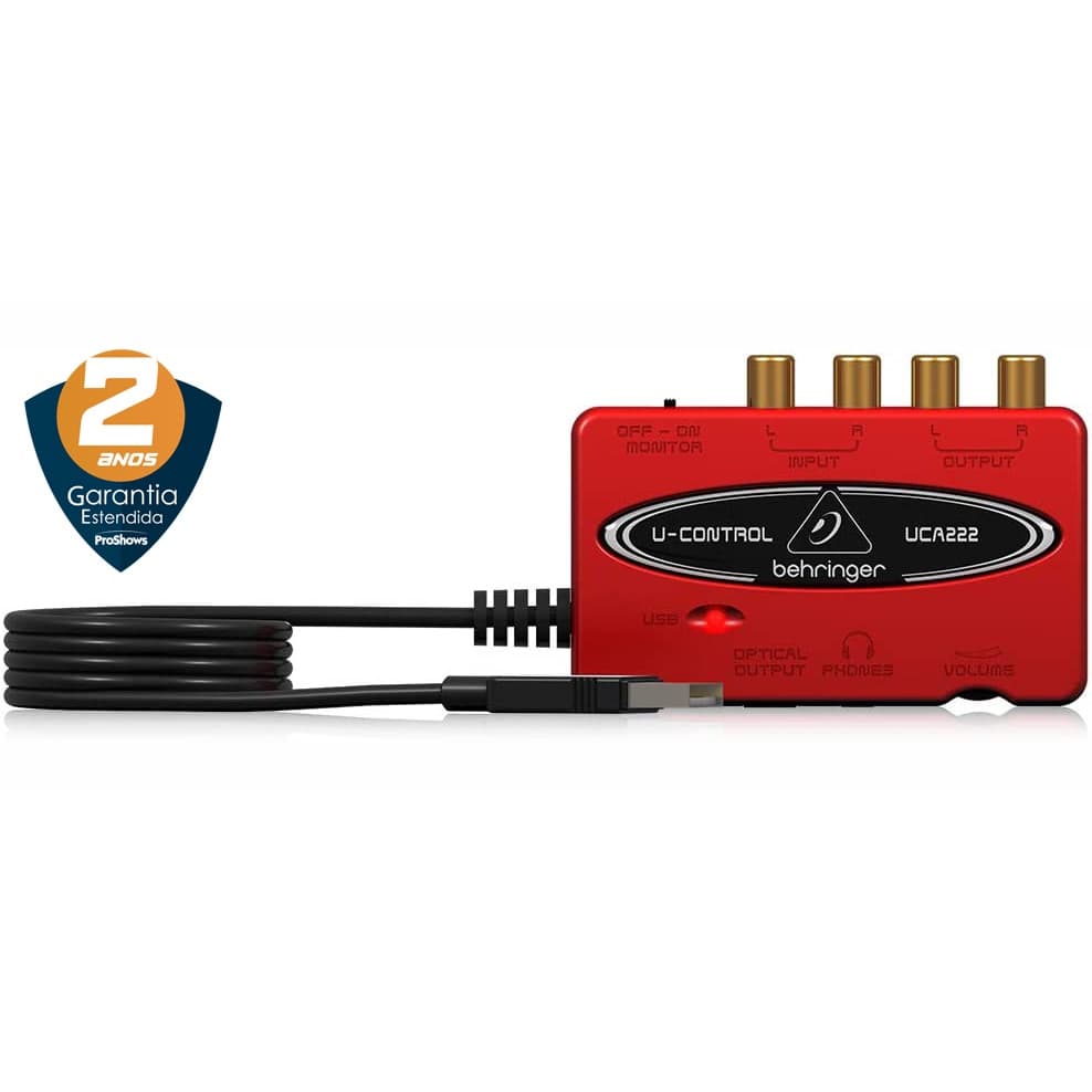 Interface de Áudio USB Behringer UCA222