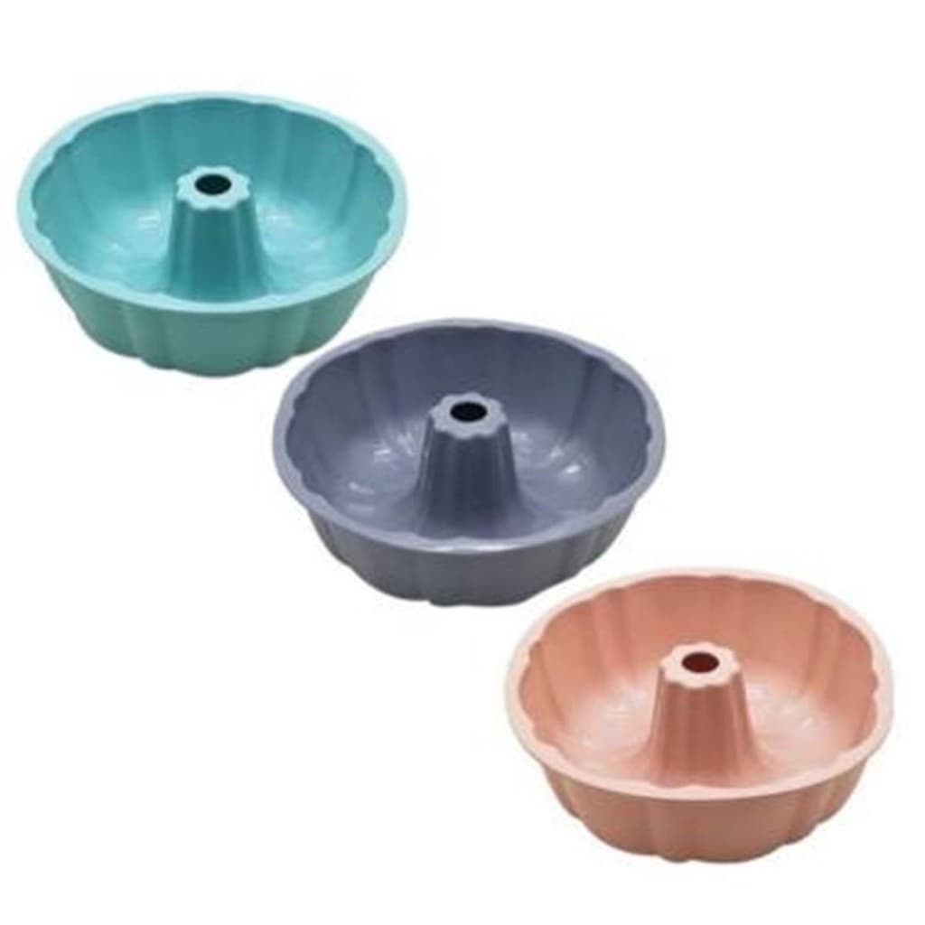 Forma Redonda De Silicone Para Bolo Multiuso Antiaderente 1200ML Tamanho Média 23,5 x 8,5 CM