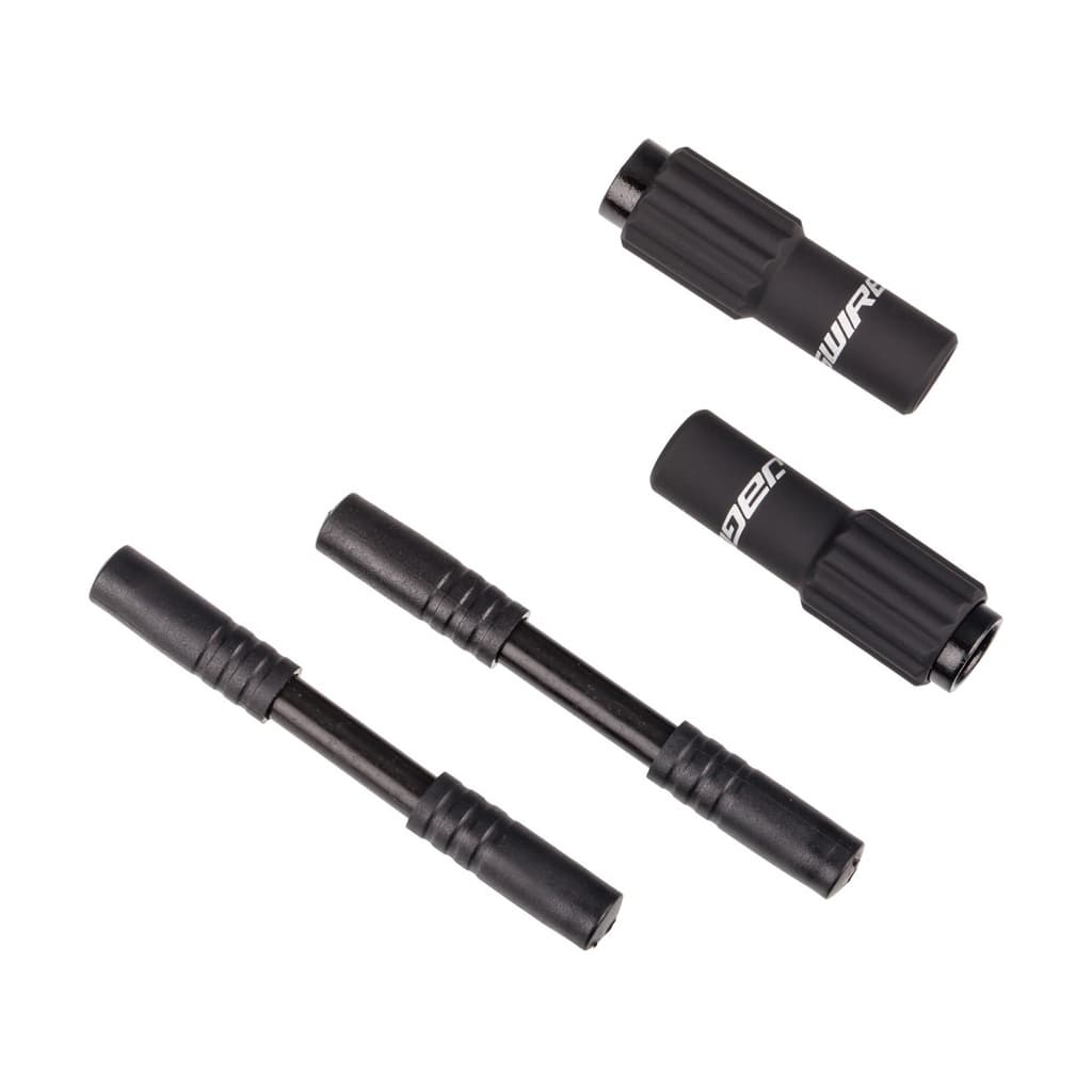 Ajustador De bike Cambio Universal + 2 Terminal De Conduite Jagwire - Preto - Bsa036