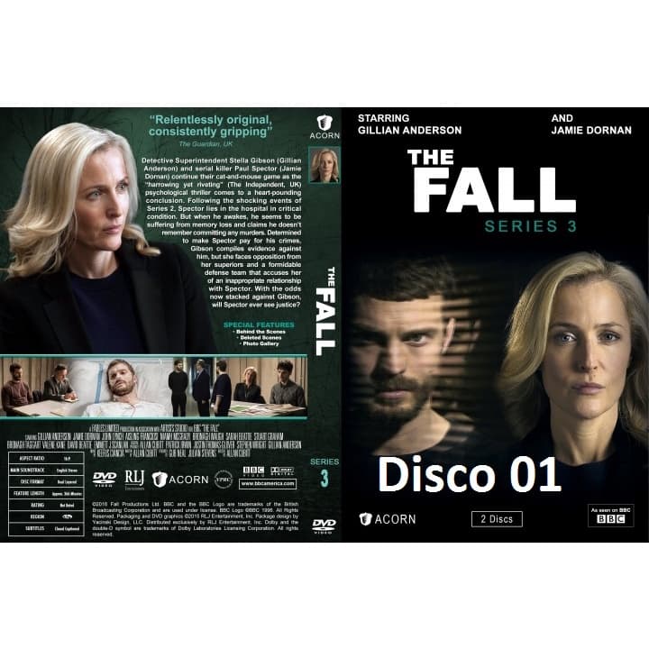 Dvd The Fall - As 3 Temporadas Completas - Legendado ou Dublado - 05 Discos