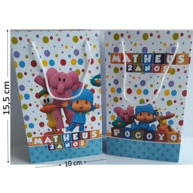 Sacolinha Surpresa Personalizada Lembrancinha - Todos os Temas - unidades