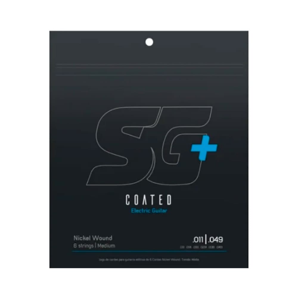 Encordoamento P/ Guitarra SG Coated Medium SG+ 11/49 - EC0533