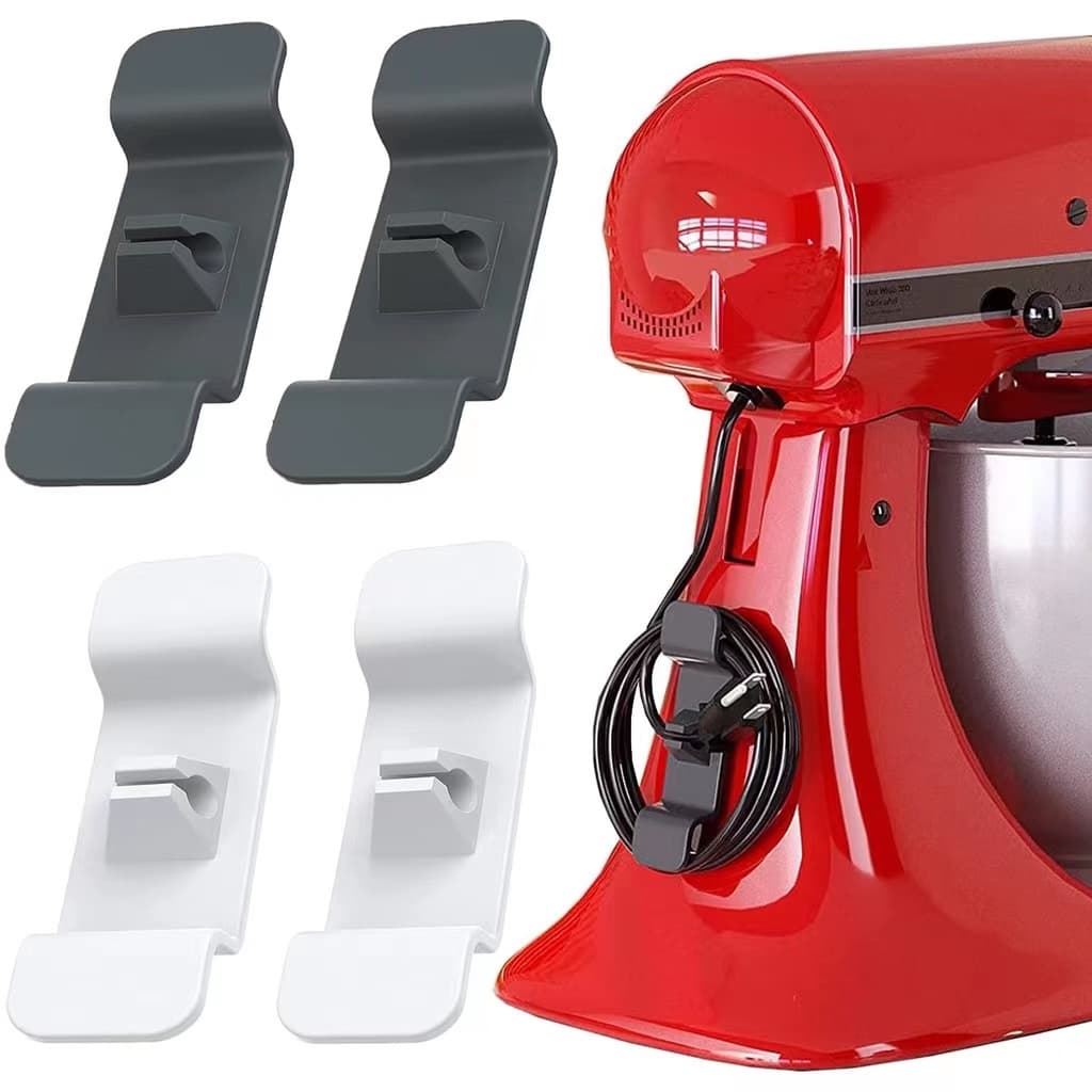 3pcs Suporte Organizador De Fios E Cabos Para Aparelhos De Cozinha/Organizador/Enrollador De Fio Flexível Com Cabo De Cozinha