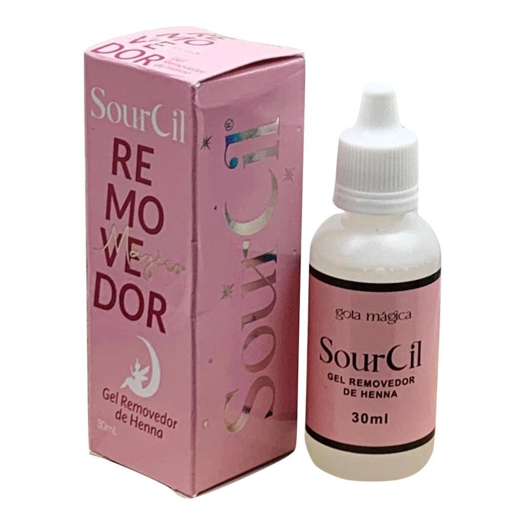 Gel removedor de henna de sobrancelha design Profissional Sourcil 30ml
