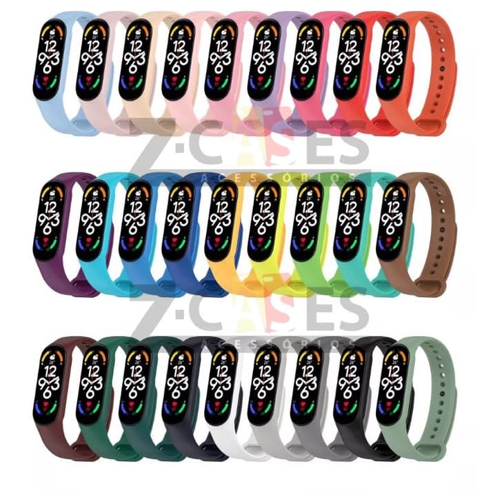 Pulseira de Silicone Para Miband 7