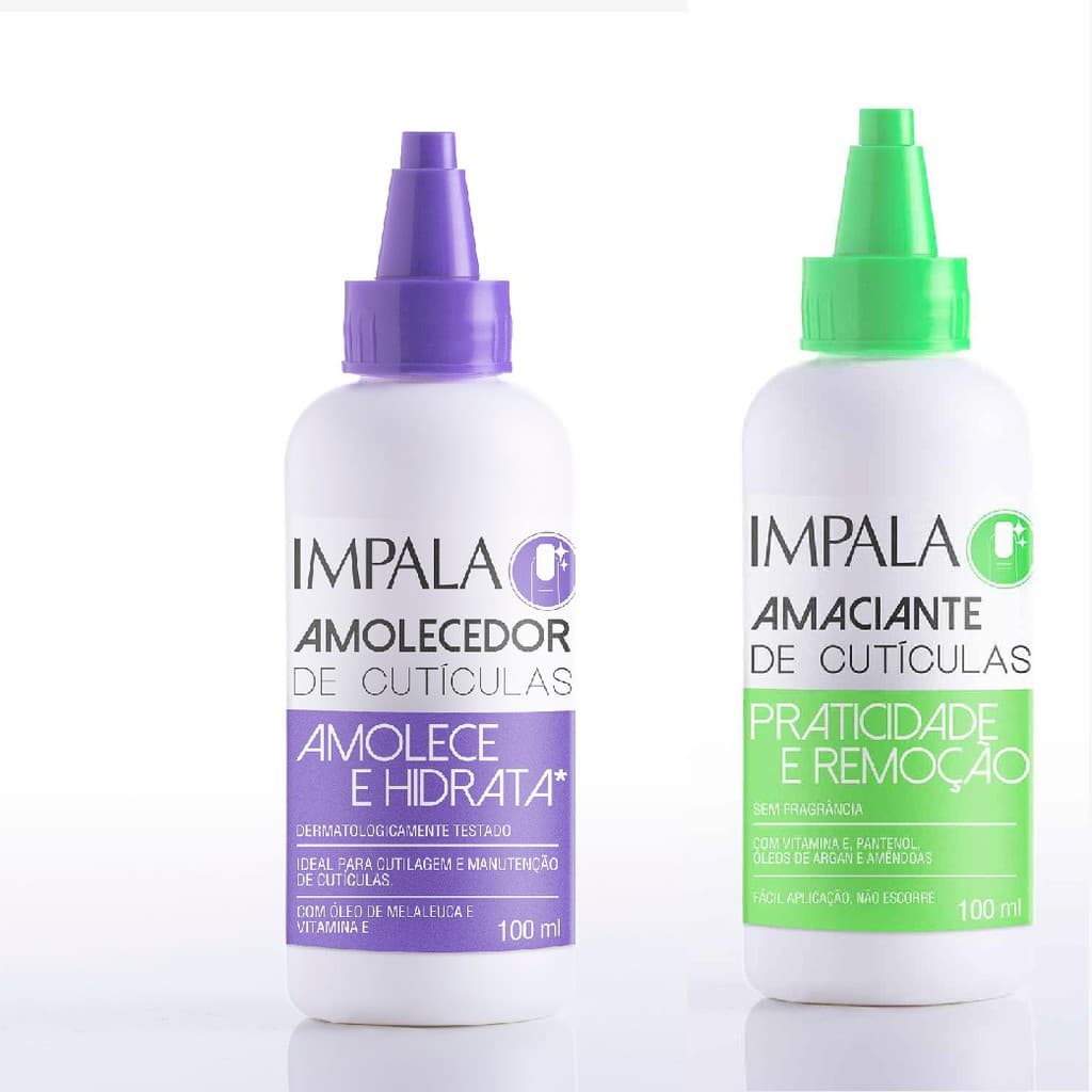 Kit Amolecedor + Amaciante de Cutículas Impala