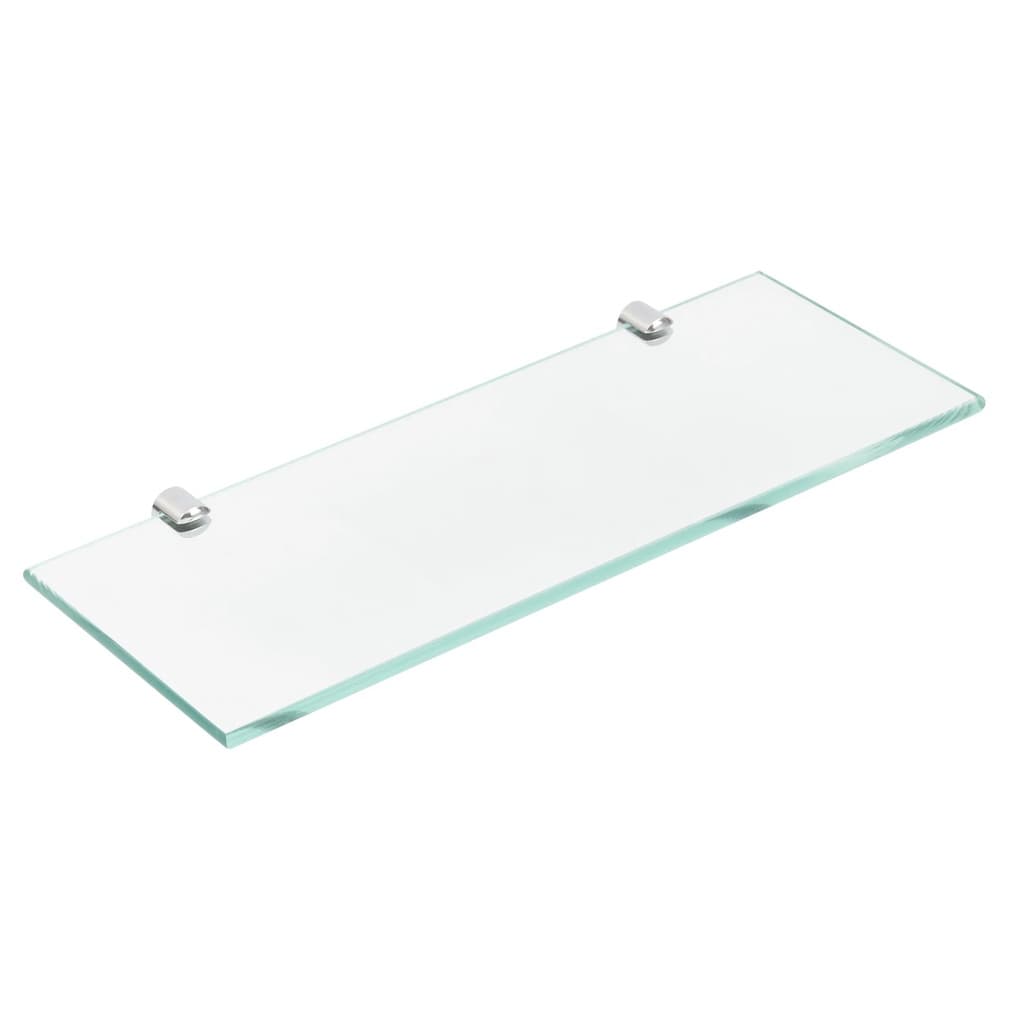 Prateleira de Vidro 40x10cm 4010 com Suporte para banheiro decoração