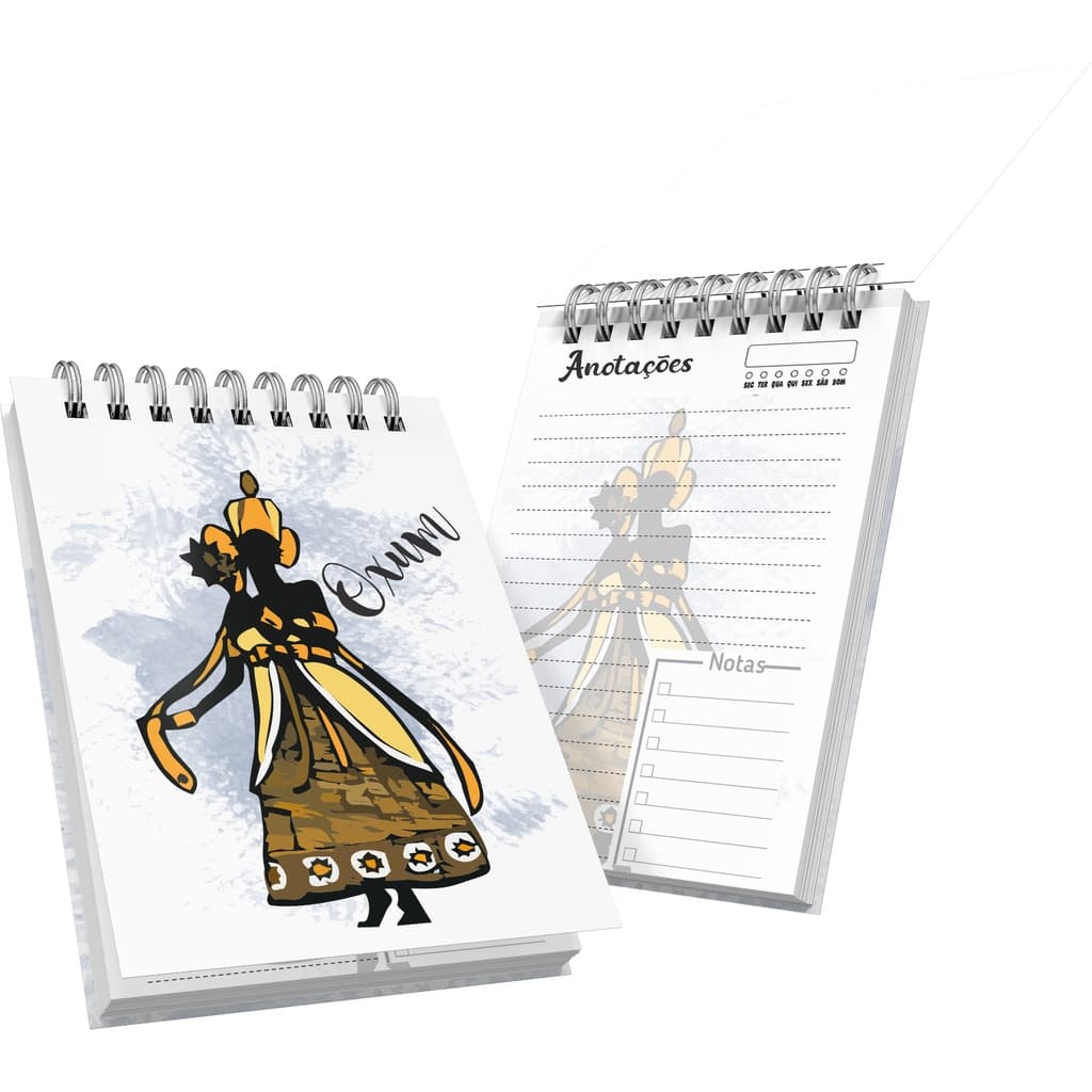 Bloco de anotações Orixás / bloco de notas / notepad / bloquinho de notas