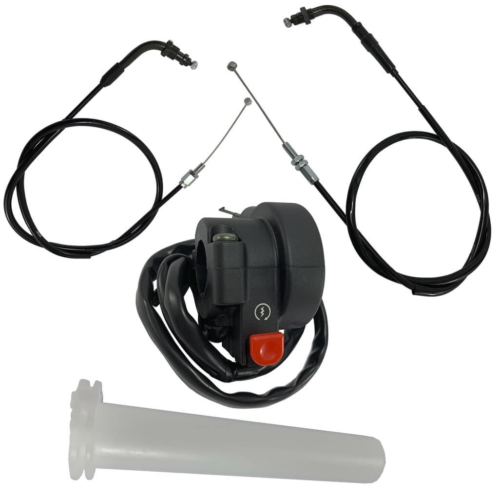 Punho Partida Roldana Cabo A + B Titan Fan Start 160 Interruptor Manopla Acelerador Chave