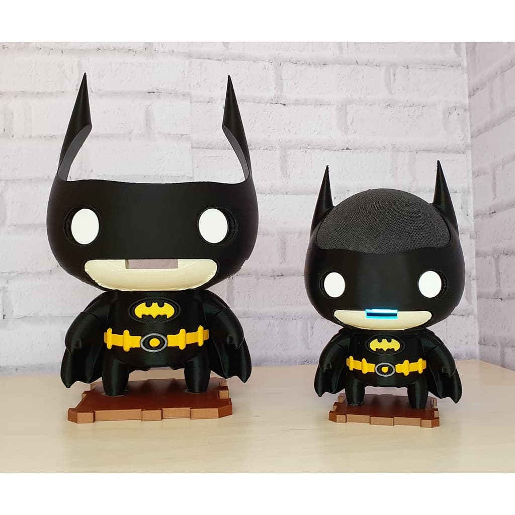 Suporte Alexa Echo 4 Premium (mod Maior) Tema Batman - Presente, decoração criativa, música, som, stand de mesa Amazon