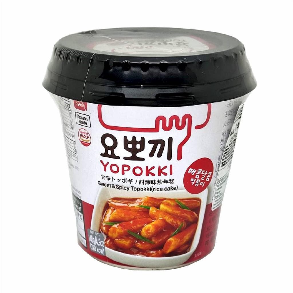 YOPOKKI Bolinho de Arroz Coreano Topokki SWEET SPICY 140g