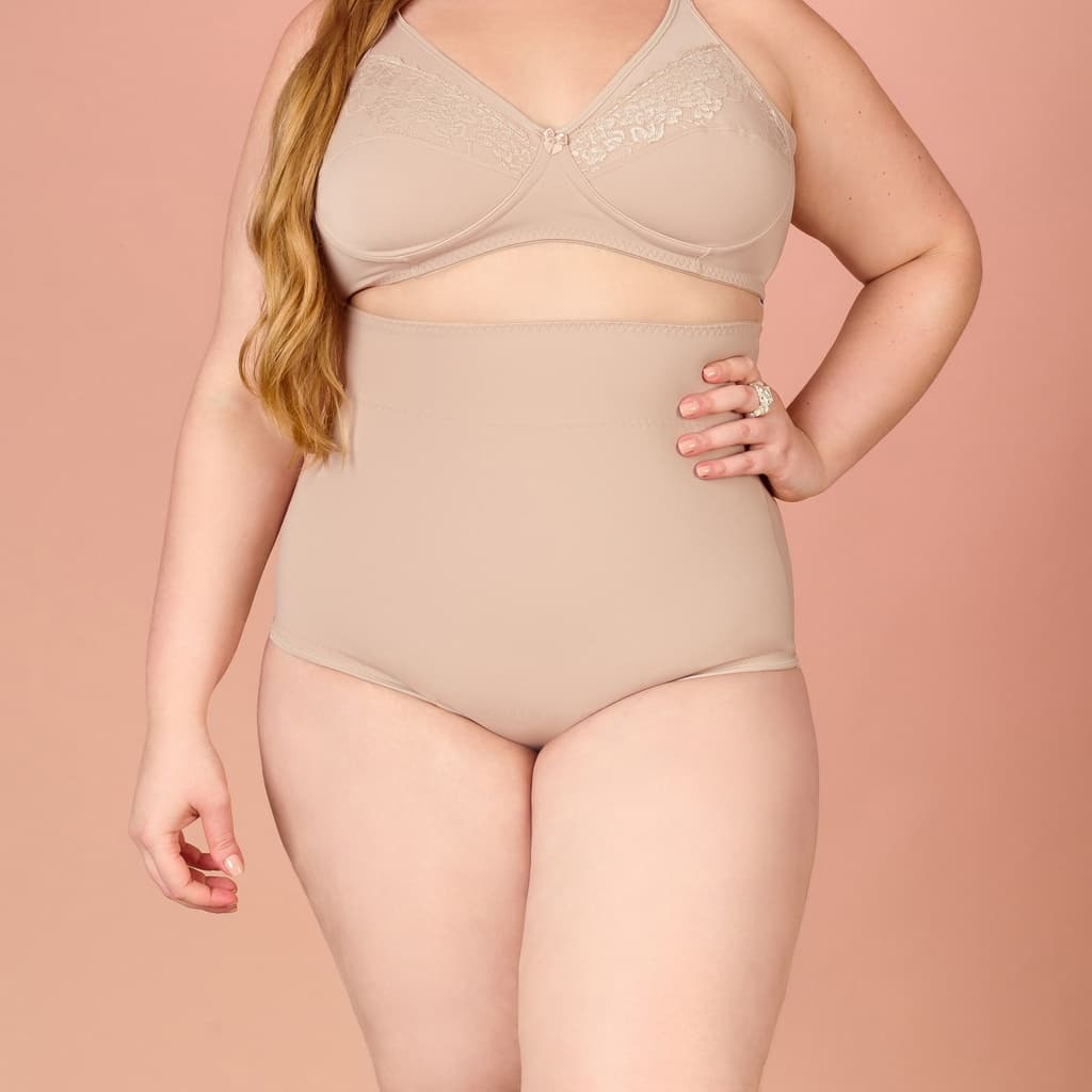 Promoção Cinta Alta Modeladora Plus Size Compressão Cetinete Power