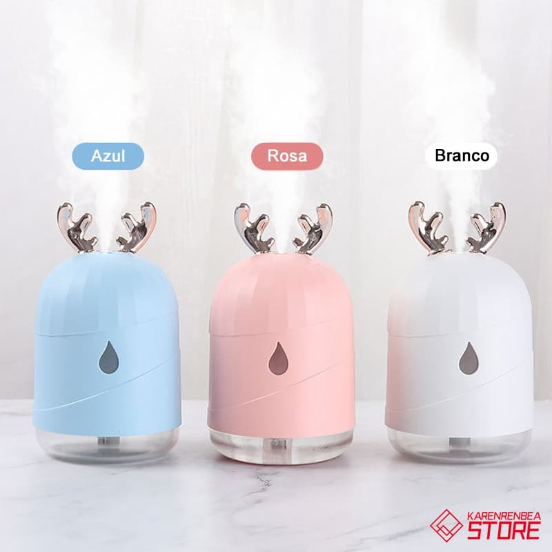 Purificador Portátil Usb LED Casa De Ar Mini Umidificador Difusor