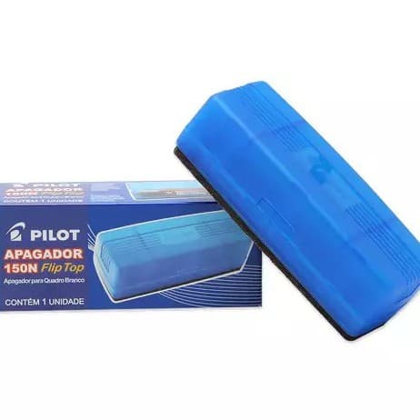 Apagador para Quadro Branco/Lousa - Pilot 150N/3 Refil Para 150N/Apagador Cortiarte EVA