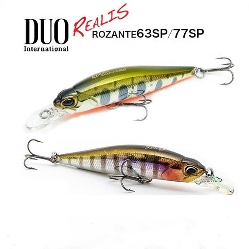 [DUOYU] Isca de plástico suspensa isca artificial de tucunaré DUO estilo japonês com o mesmo estilo jekerbait Minnow
