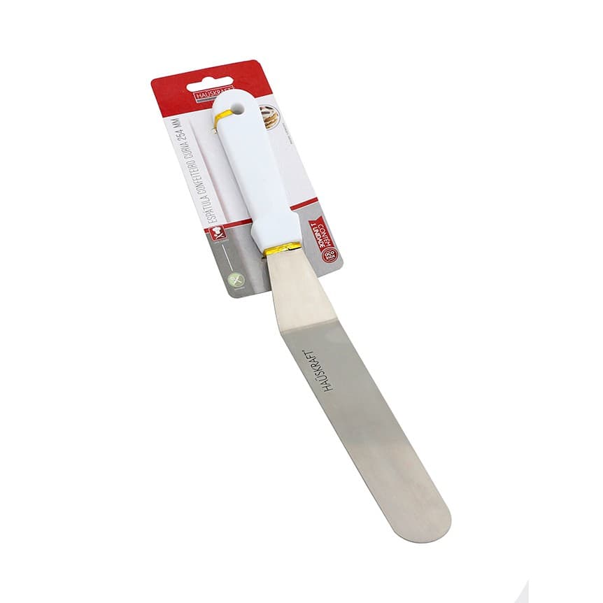 Espatula De Confeiteiro Alisa Bolo Curva Inox 10 Pol 25,4cm