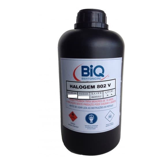 Halogenante / Halogem 802 V - 1 Litro /para Limpeza De Sola
