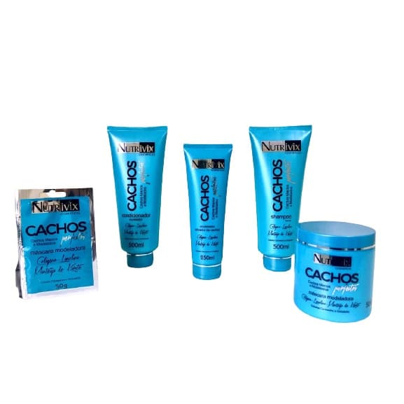 Kit Cachos Perfeitos - Nutrivix Cosméticos